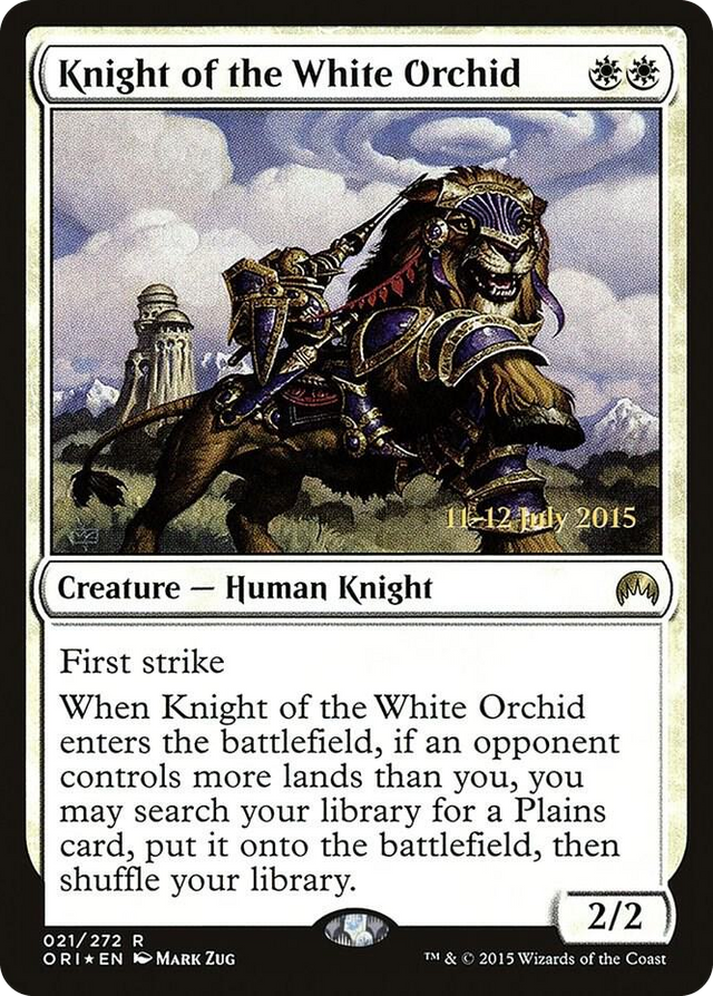 0021 Knight of the White Orchid R Prerelease Cards