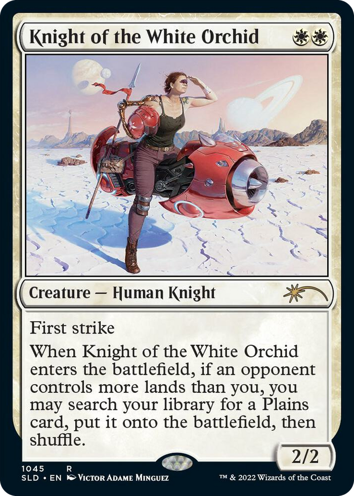 Knight of the White Orchid #1045 R - Secret Lair Drop Series Pokemon card