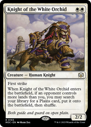 0193 Knight of the White Orchid R Commander: March of the Machine