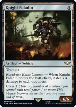0160 Knight Paladin R Universes Beyond: Warhammer 40,000