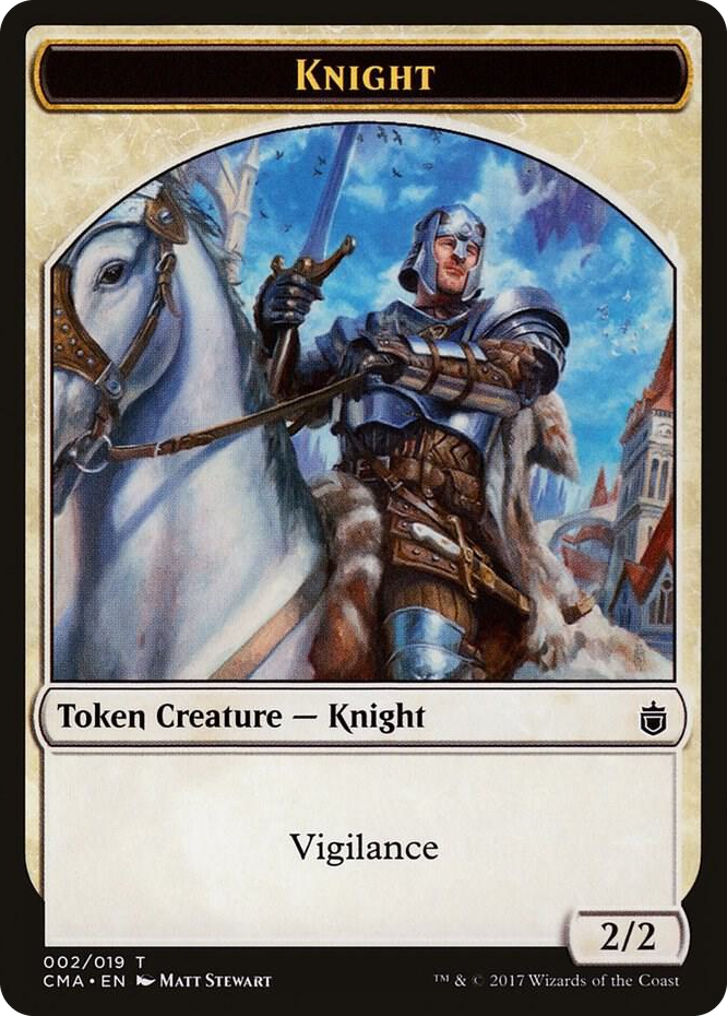 Knight Token (002) #2 T - Commander Anthology Pokemon card