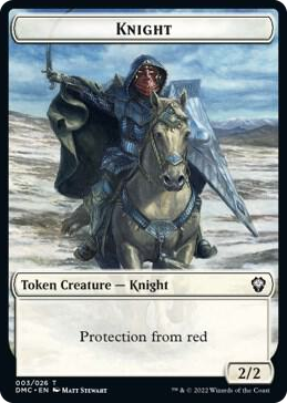 0003 Knight Token T Commander: Dominaria United