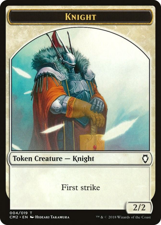 0004 Knight Token T Commander Anthology Volume II