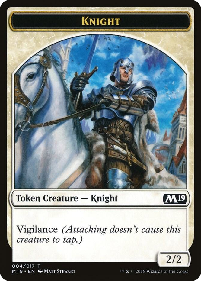 0004 Knight Token T Core Set 2019