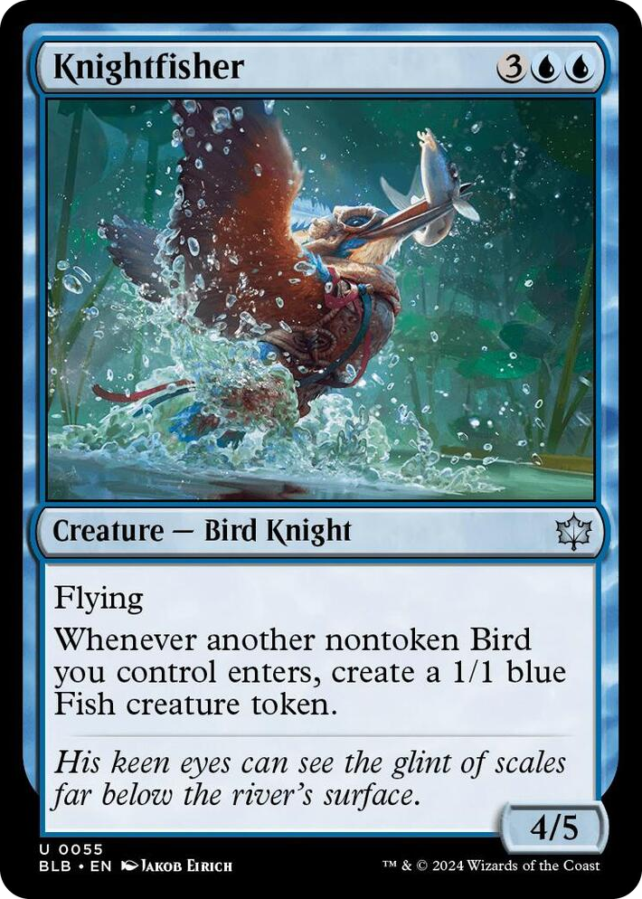 0055 Knightfisher U Bloomburrow