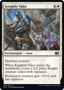 0014 Knightly Valor C Double Masters 2022