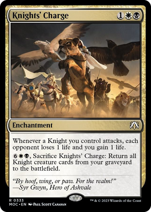 0333 Knights' Charge R Commander: March of the Machine