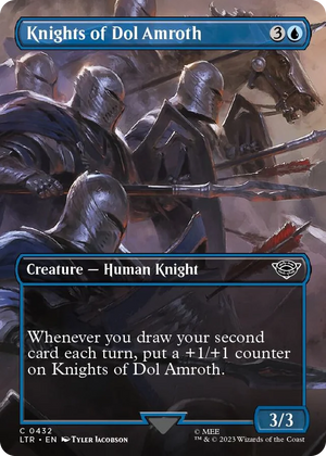 0432 Knights of Dol Amroth (Borderless) C Universes Beyond: The Lord of the Rings: Tales of Middle-earth