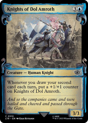 0510 Knights of Dol Amroth (Showcase Scrolls) C Universes Beyond: The Lord of the Rings: Tales of Middle-earth