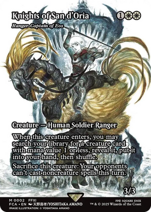 0002 Knights of San d'Oria - Ranger-Captain of Eos (Showcase) M FINAL FANTASY: Through the Ages