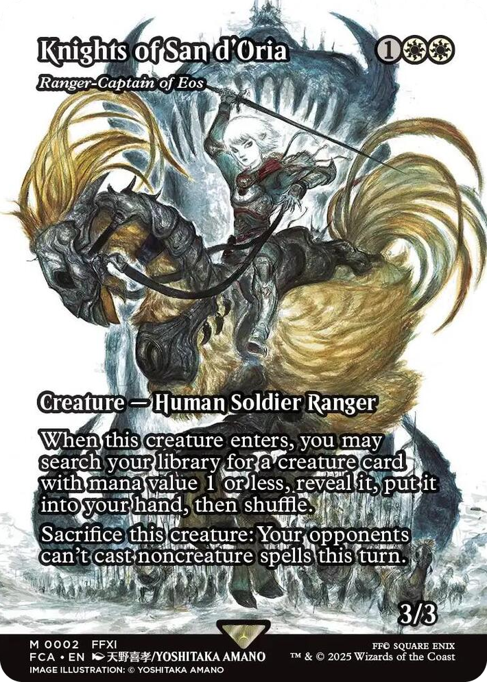 0002 Knights of San d'Oria - Ranger-Captain of Eos (Showcase) M FINAL FANTASY: Through the Ages