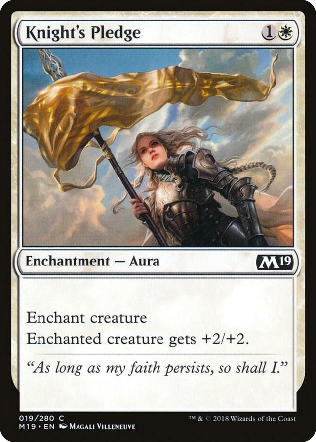 0019 Knight's Pledge C Core Set 2019
