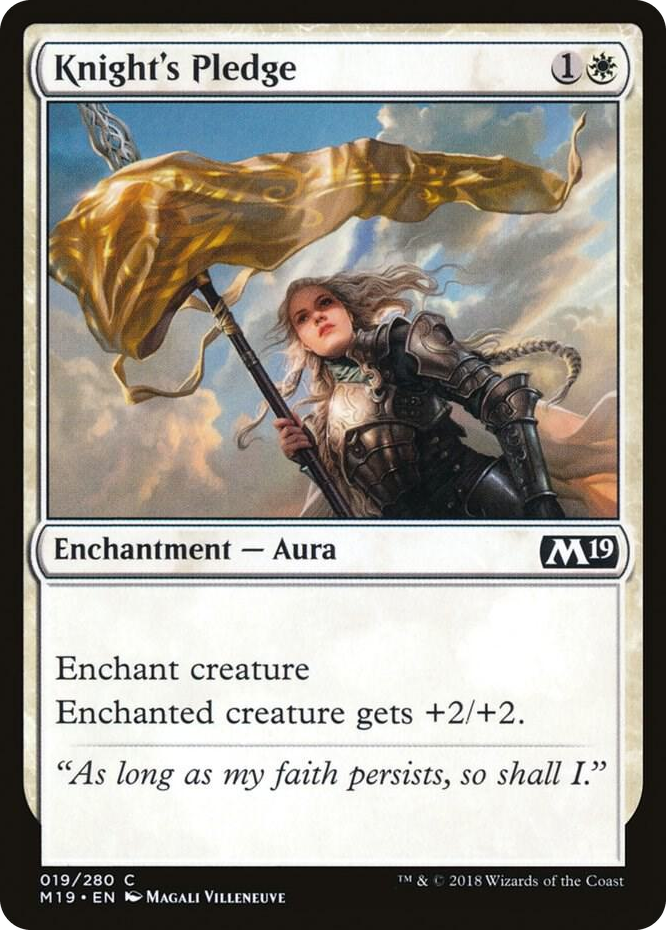 0019 Knight's Pledge C Core Set 2019