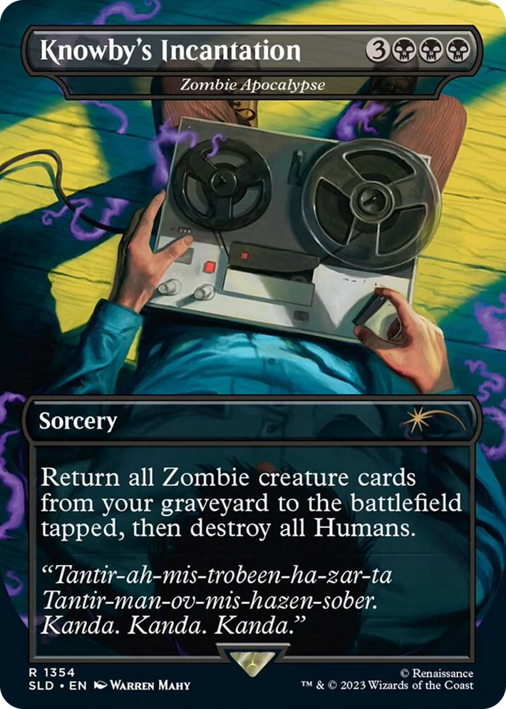 1354 Knowby's Incantation - Zombie Apocalypse R Secret Lair Drop Series