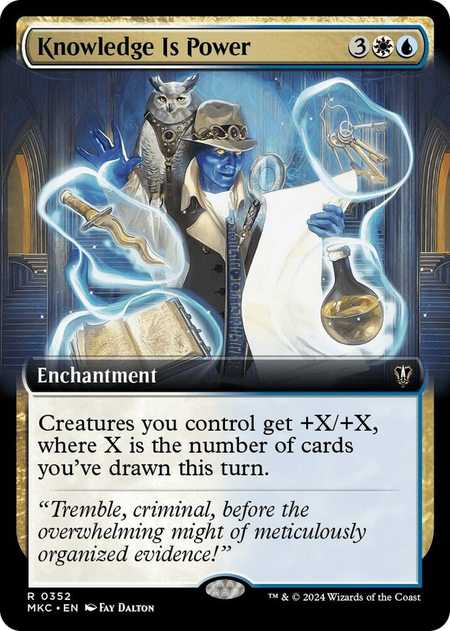 0352 Knowledge is Power (Extended Art) R Commander: Murders at Karlov Manor