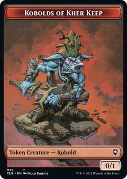 Kobolds of Kher Keep // Treasure Double-Sided Token #35 T - Commander Legends: Battle for Baldur's Gate Pokemon card