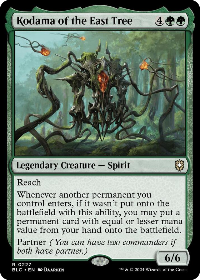 0227 Kodama of the East Tree R Commander: Bloomburrow