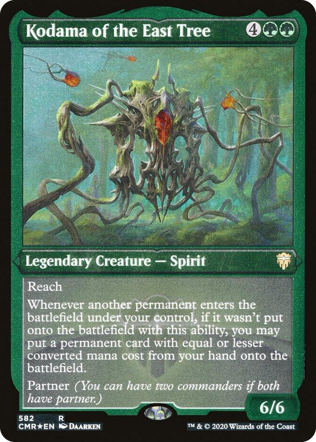 0582 Kodama of the East Tree (Foil Etched) R Commander Legends