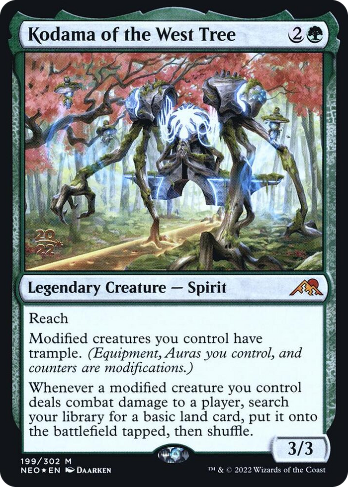 Kodama of the West Tree #199 M - Prerelease Cards Pokemon card
