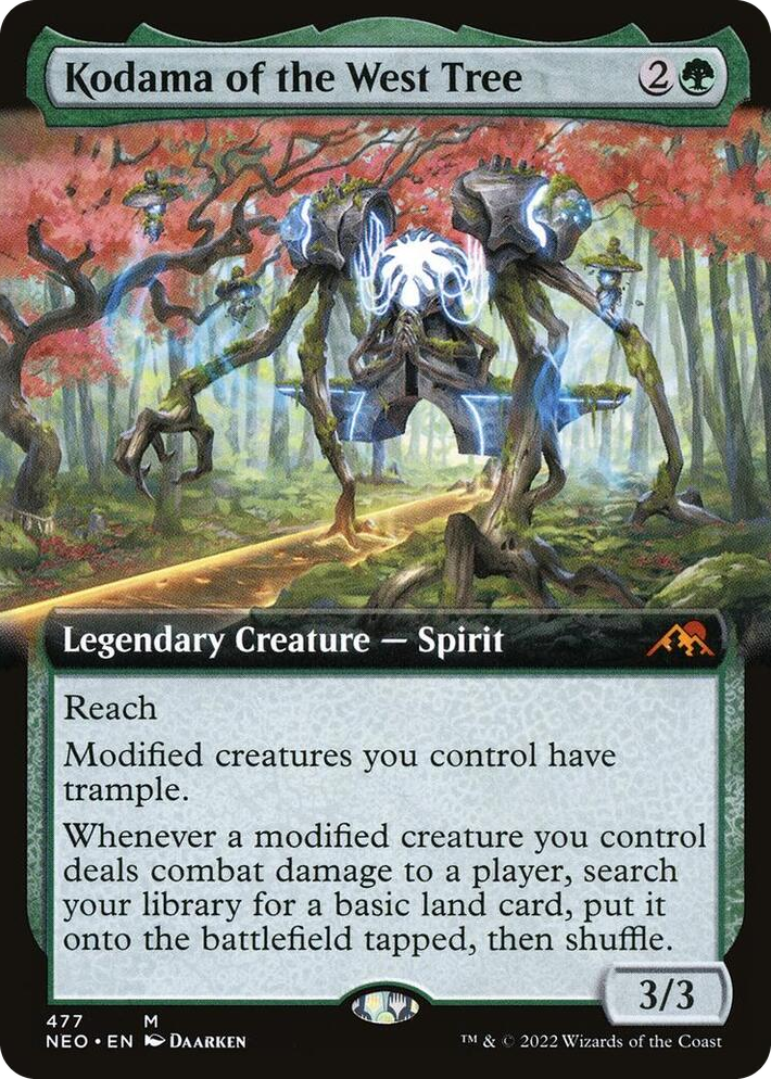 0477 Kodama of the West Tree (Extended Art) M Kamigawa: Neon Dynasty