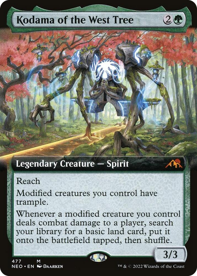 0477 Kodama of the West Tree (Extended Art) M Kamigawa: Neon Dynasty