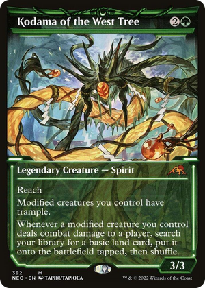 0392 Kodama of the West Tree (Showcase) M Kamigawa: Neon Dynasty