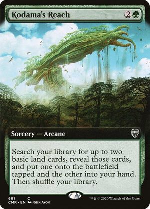 0681 Kodama's Reach (Extended Art) C Commander Legends