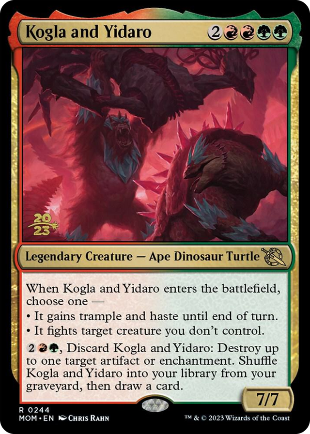 0244 Kogla and Yidaro R Prerelease Cards