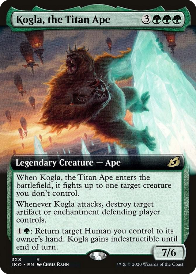 0328 Kogla, the Titan Ape (Extended Art) R Lair of Behemoths