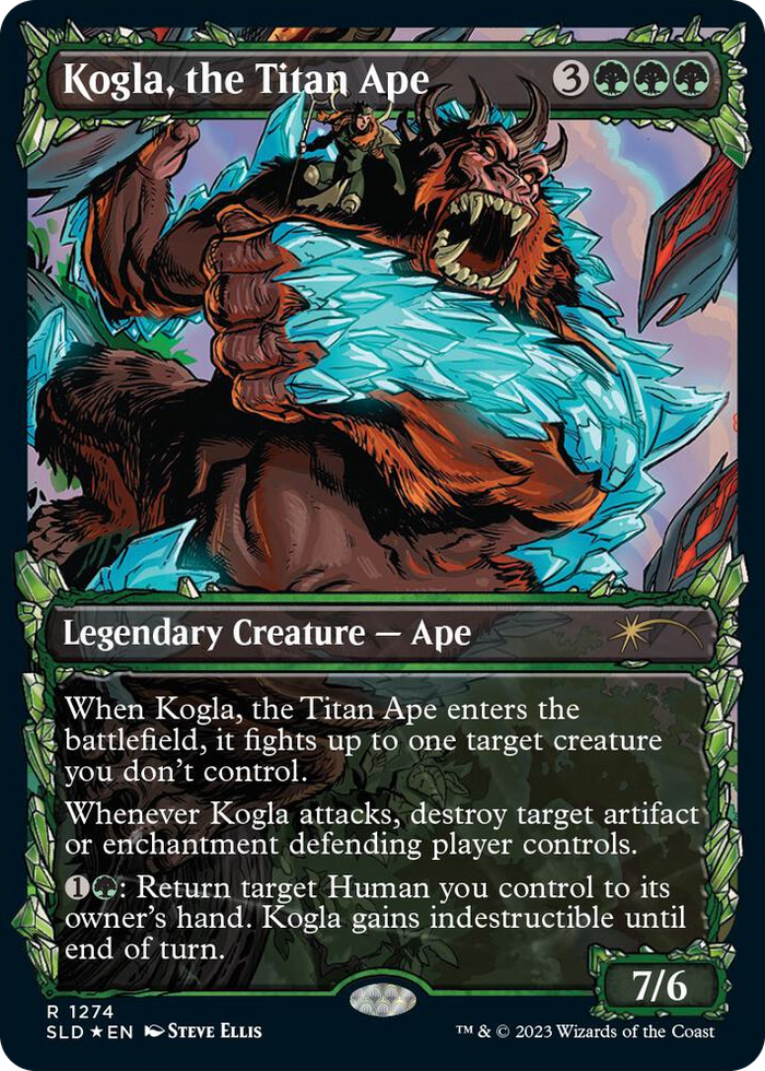 Kogla, the Titan Ape (Halo Foil) #1274 R - Secret Lair Drop Series Pokemon card