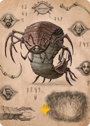 0034 Koh, the Face Stealer 2 Art Card (Gold-Stamped Planeswalker Symbol) S Art Series: Avatar: The Last Airbender