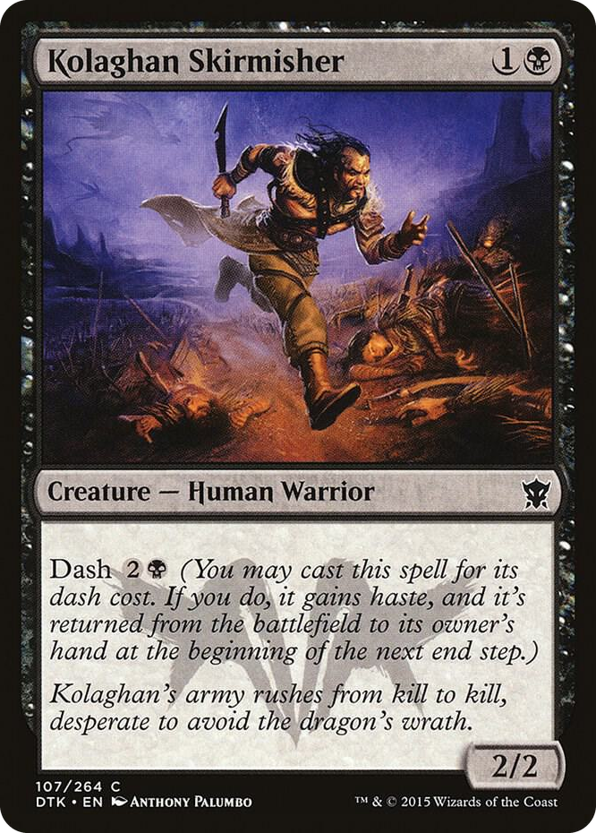 0107 Kolaghan Skirmisher C Dragons of Tarkir