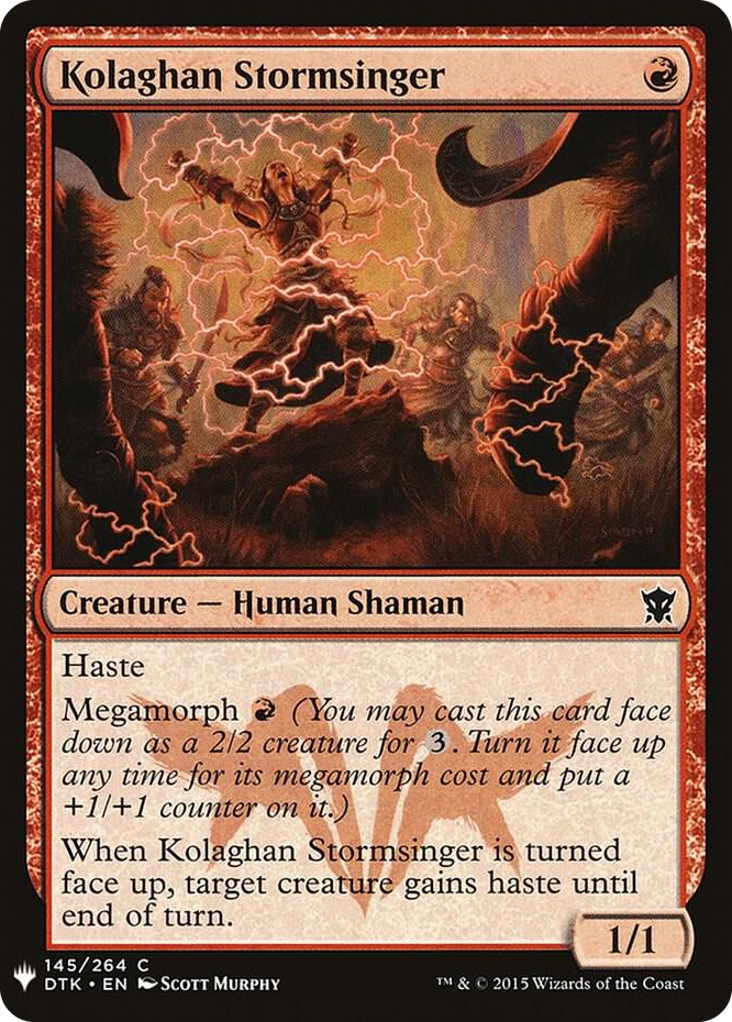 0145 Kolaghan Stormsinger C The List Reprints
