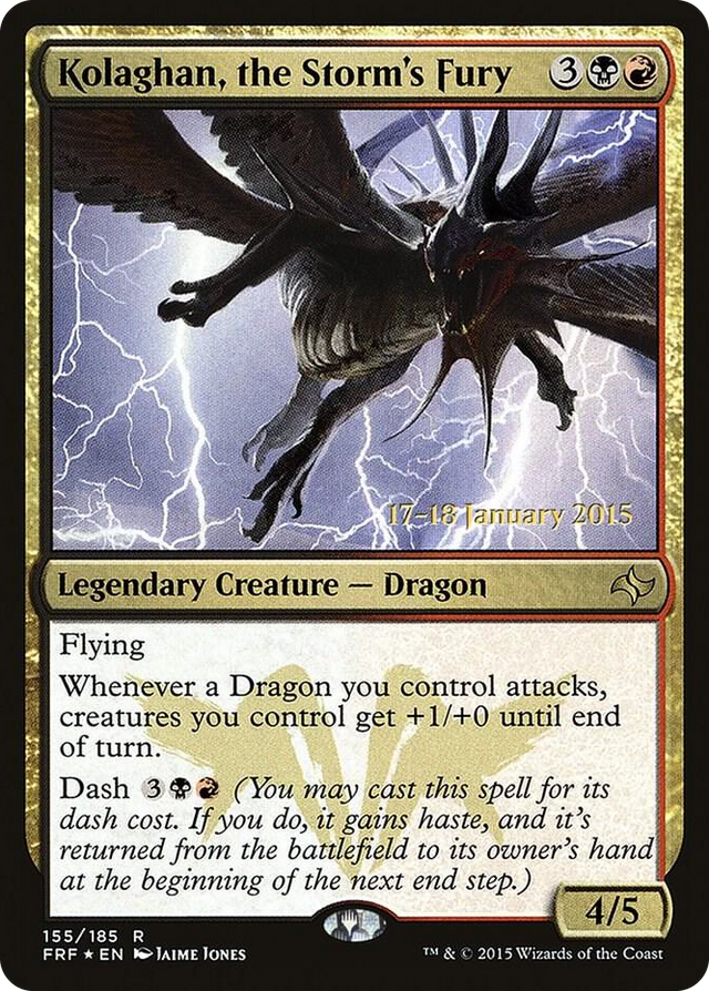 0155 Kolaghan, the Storm's Fury P Prerelease Cards