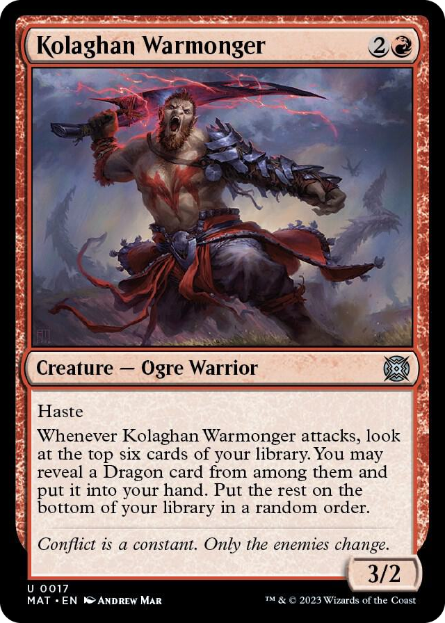 0017 Kolaghan Warmonger U March of the Machine: The Aftermath