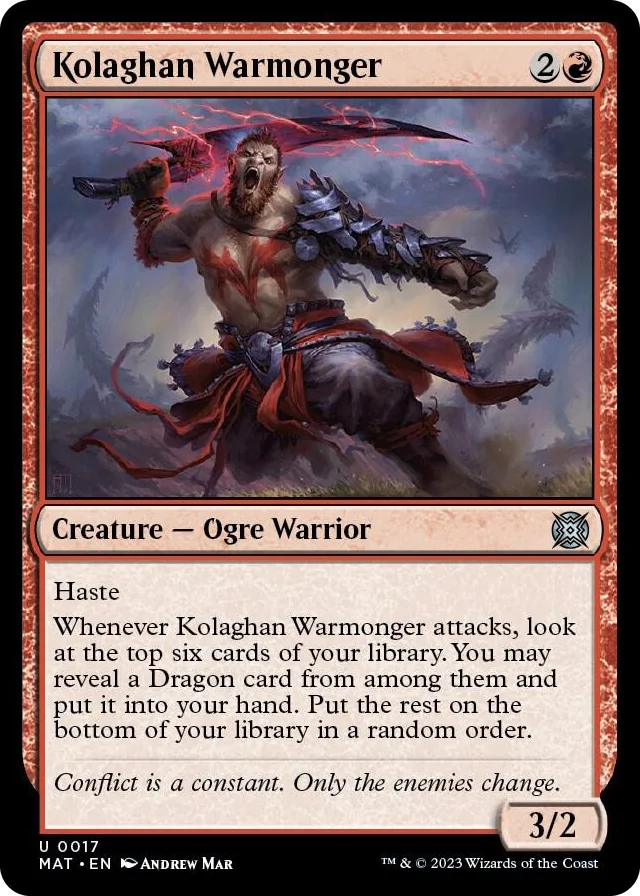 0017 Kolaghan Warmonger U March of the Machine: The Aftermath
