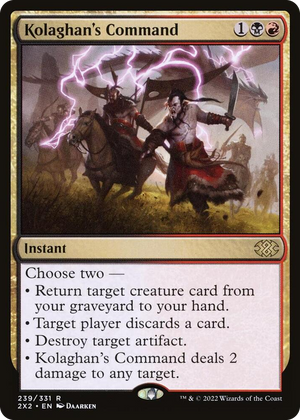 0239 Kolaghan's Command R Double Masters 2022