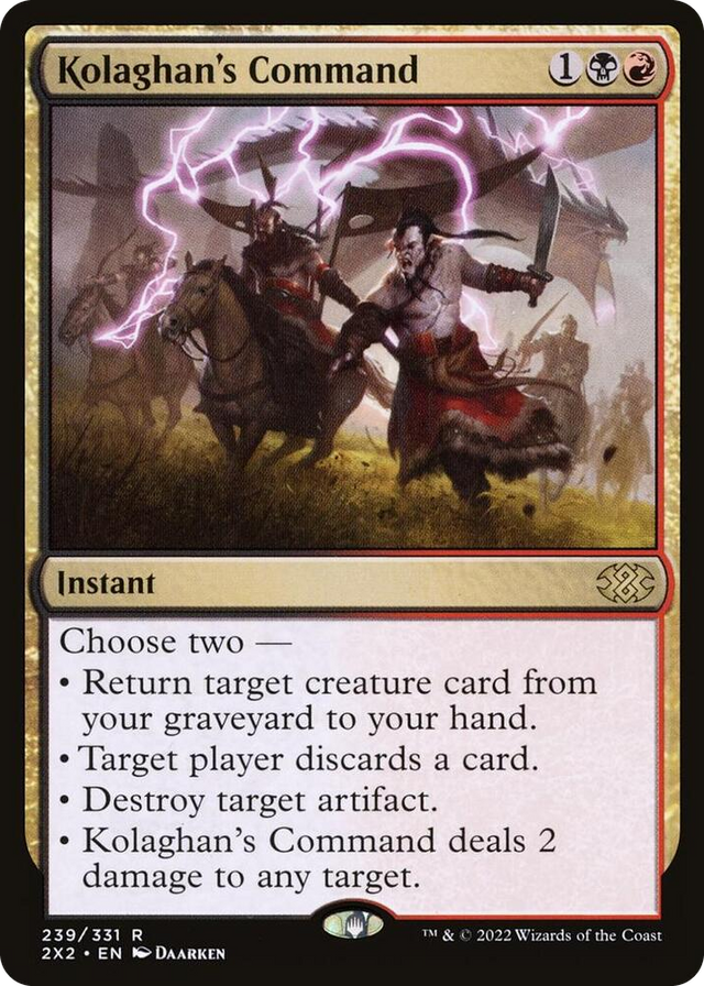 0239 Kolaghan's Command R Double Masters 2022
