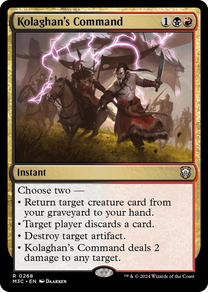 0268 Kolaghan's Command R Commander: Modern Horizons 3