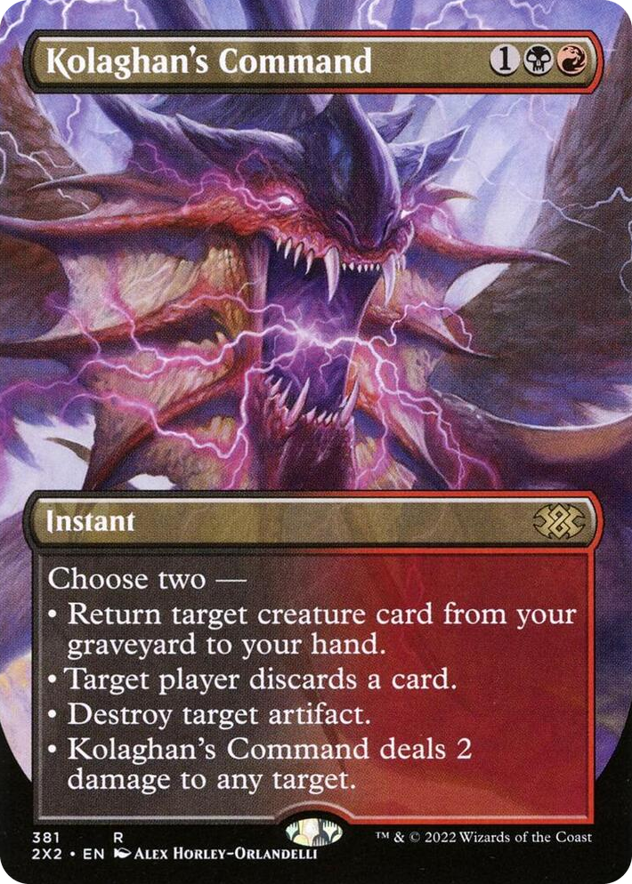 0381 Kolaghan's Command (Borderless) R Double Masters 2022