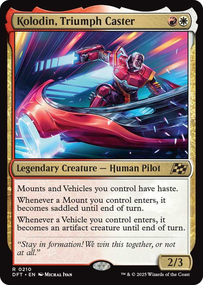 0210 Kolodin, Triumph Caster R Aetherdrift