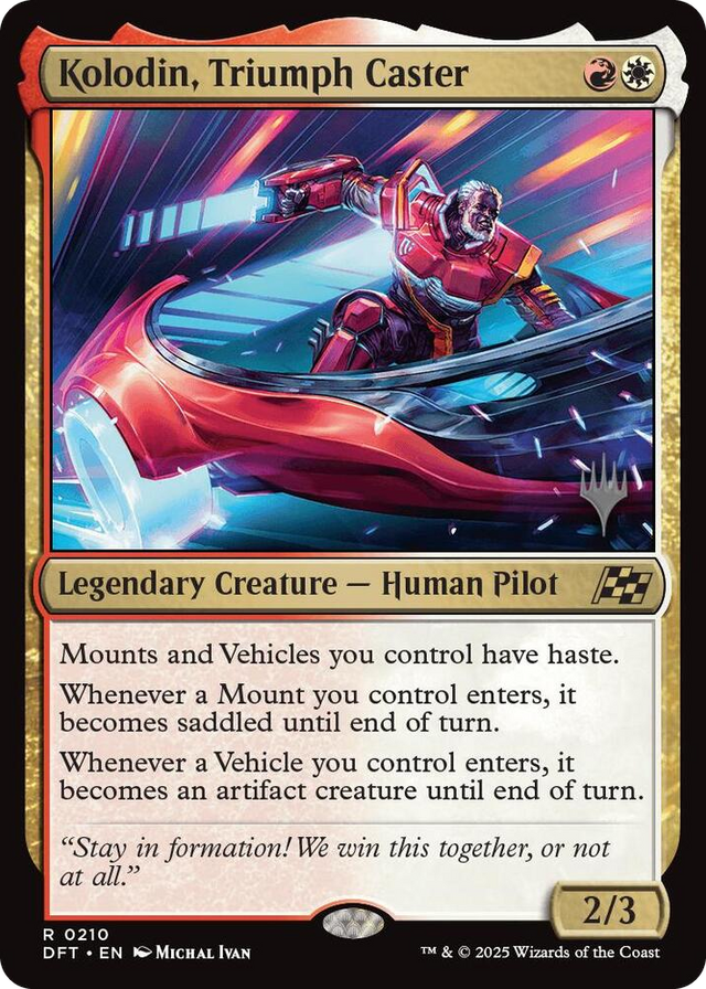 0210 Kolodin, Triumph Caster R Promo Pack: Aetherdrift