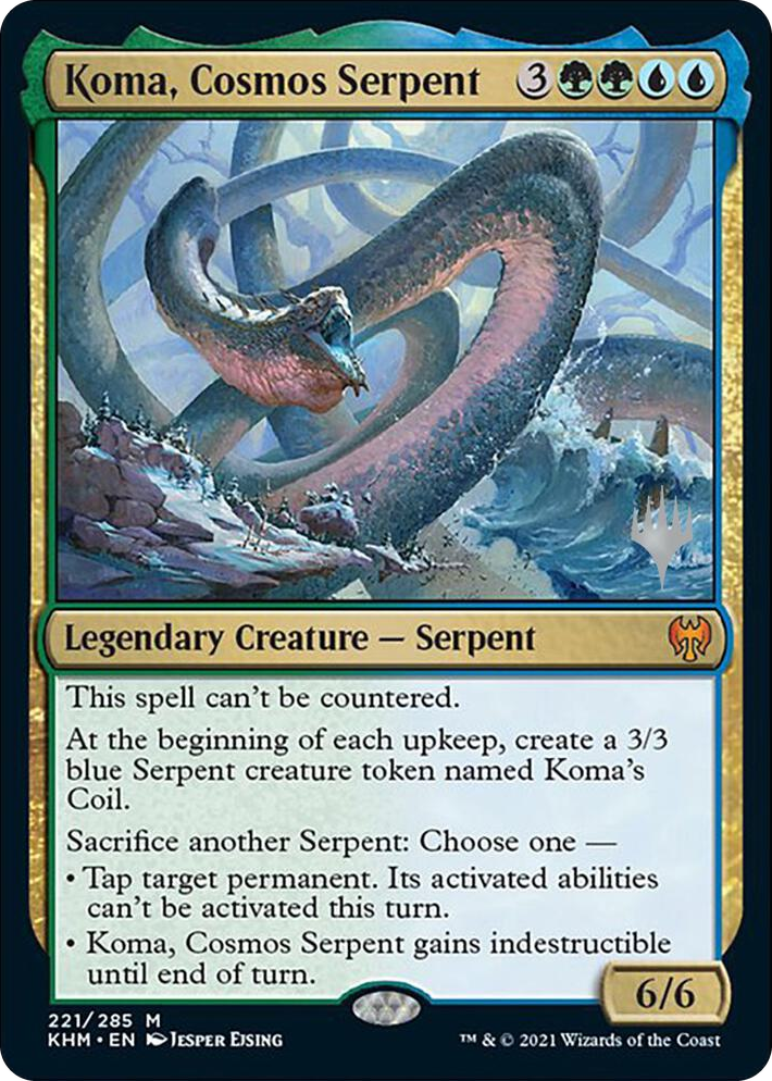 0221 Koma, Cosmos Serpent M Promo Pack: Kaldheim