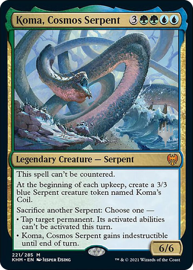 0221 Koma, Cosmos Serpent M Promo Pack: Kaldheim