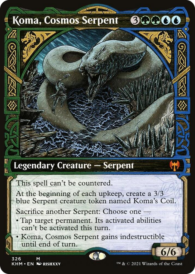 0326 Koma, Cosmos Serpent (Showcase) M Kaldheim