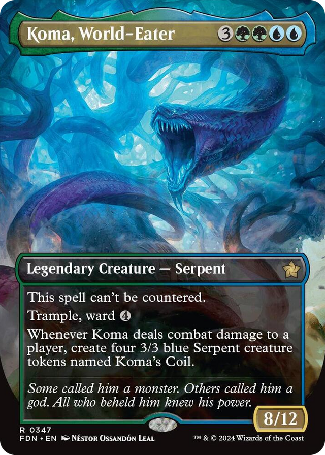 0347 Koma, World-Eater (Borderless) R Foundations