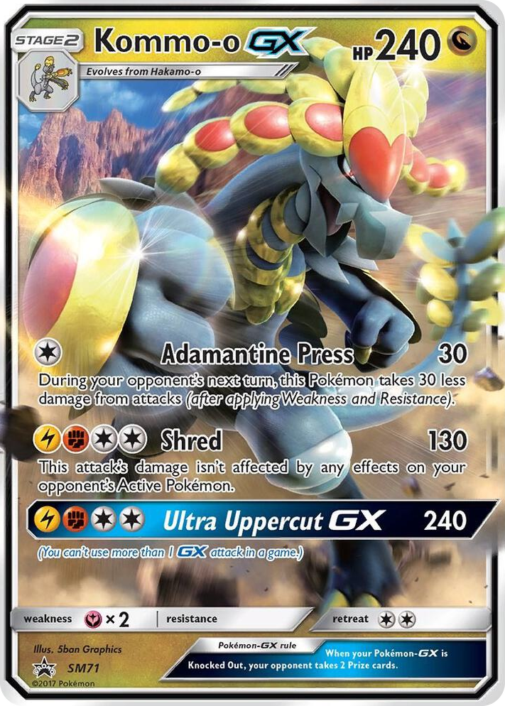 SM071 Kommo-o GX - SM71 Promo SM Promos