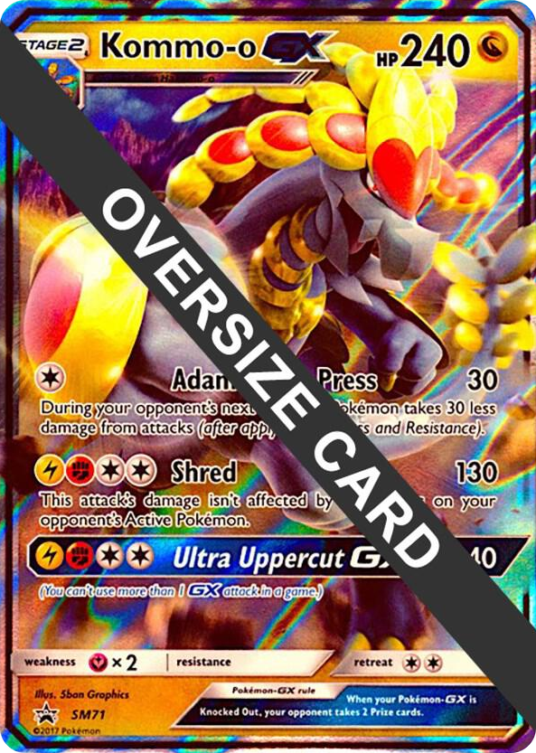 SM071 Kommo-o GX - SM71 (SM Black Star Promo) Promo Jumbo Cards
