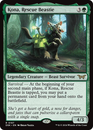 0187 Kona, Rescue Beastie (0187) R Promo Pack: Duskmourn: House of Horror
