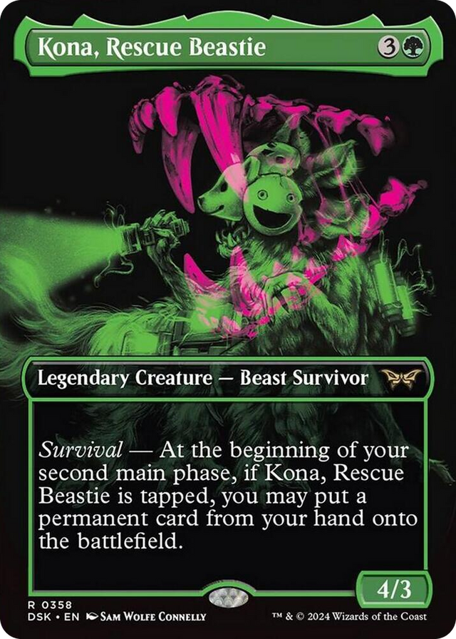 0358 Kona, Rescue Beastie (Showcase) R Duskmourn: House of Horror